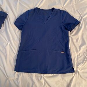 Figs Denim Casma Scrub Top